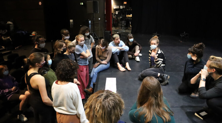 Les rencontres des écoles d'art 2021 au théâtre de l'Agora à Évry. Photo LC-M'Essonne