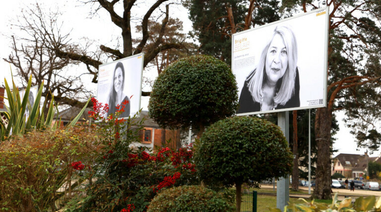Exposition Portraits de femmes, parc Pablo Neruda à Sainte-Geneviève-des-Bois. Photo LC-M'Essonne