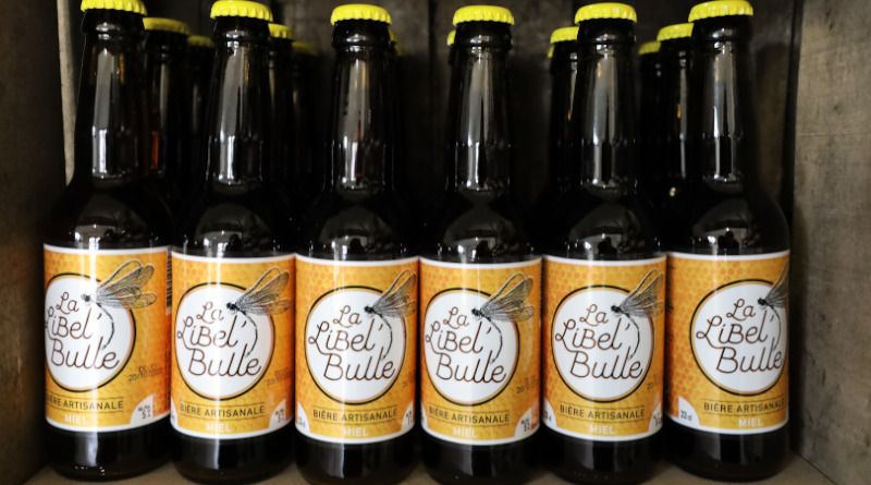 La référence phare de la Brasserie de la Juine, la Libel'Bulle au miel du Gâtinais. Photo LC-M'Essonne