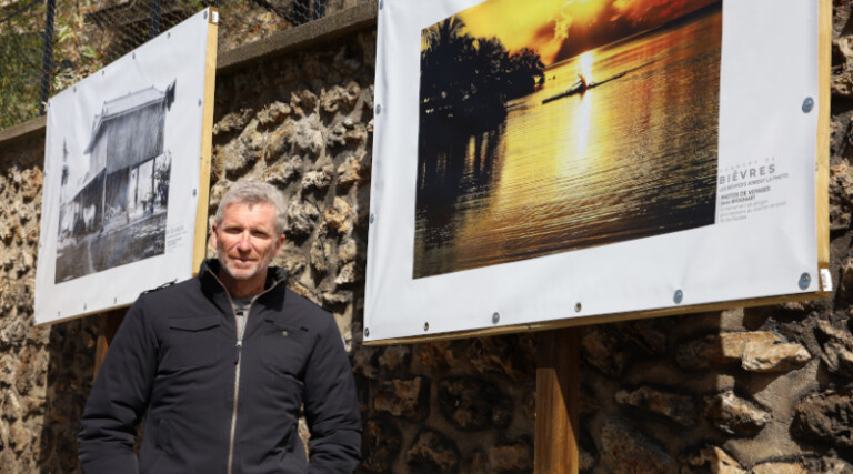 Denis Brogniart expose ses photos à Bièvres jusqu'à début septembre 2021. Photo LC-M'Essonne