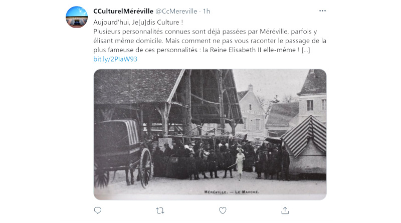 Poisson d'avril 2021 : la reine d'Angleterre à Méréville