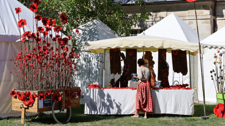 Fête de la création et des métiers d'art 2020 au château de Saint-Jean-de-Beauregard, en Essonne. Photo LC-M'Essonne