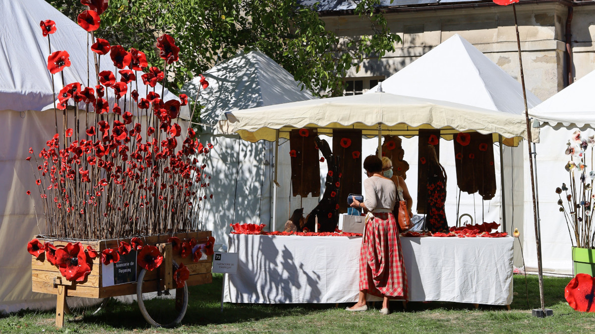 Fête de la création et des métiers d'art 2020 au château de Saint-Jean-de-Beauregard, en Essonne. Photo LC-M'Essonne