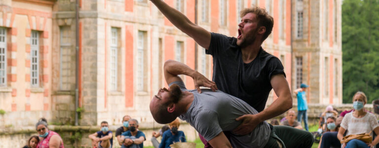 Spectacle de la compagnie Lamento à Chamarande, Essonne, par Bernard.