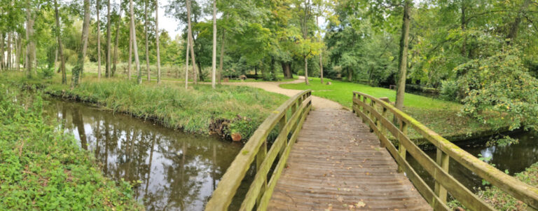 Vue du parc de Lardy.