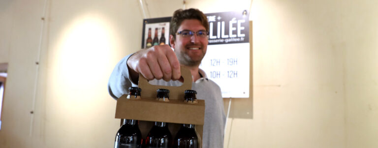 Florent le Corre, nouveau brasseur à Angerville en Essonne.
