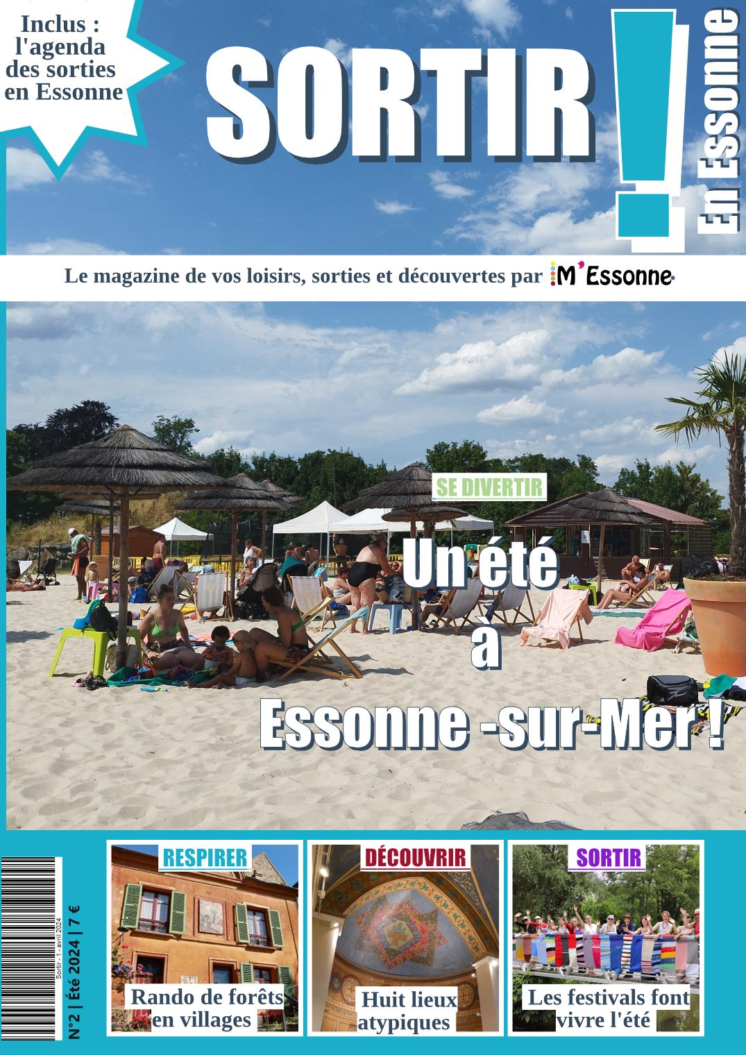 Couverture du magazine Sortir en Essonne été 2024