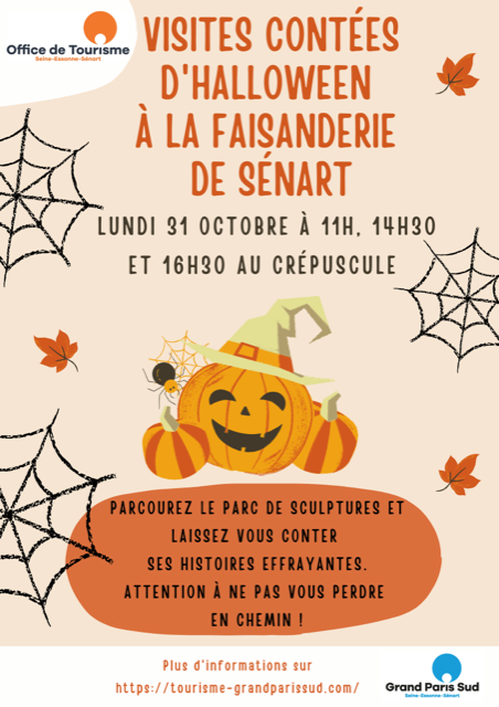Halloween 2022 au parc de sculptures de la Faisanderie de Sénart