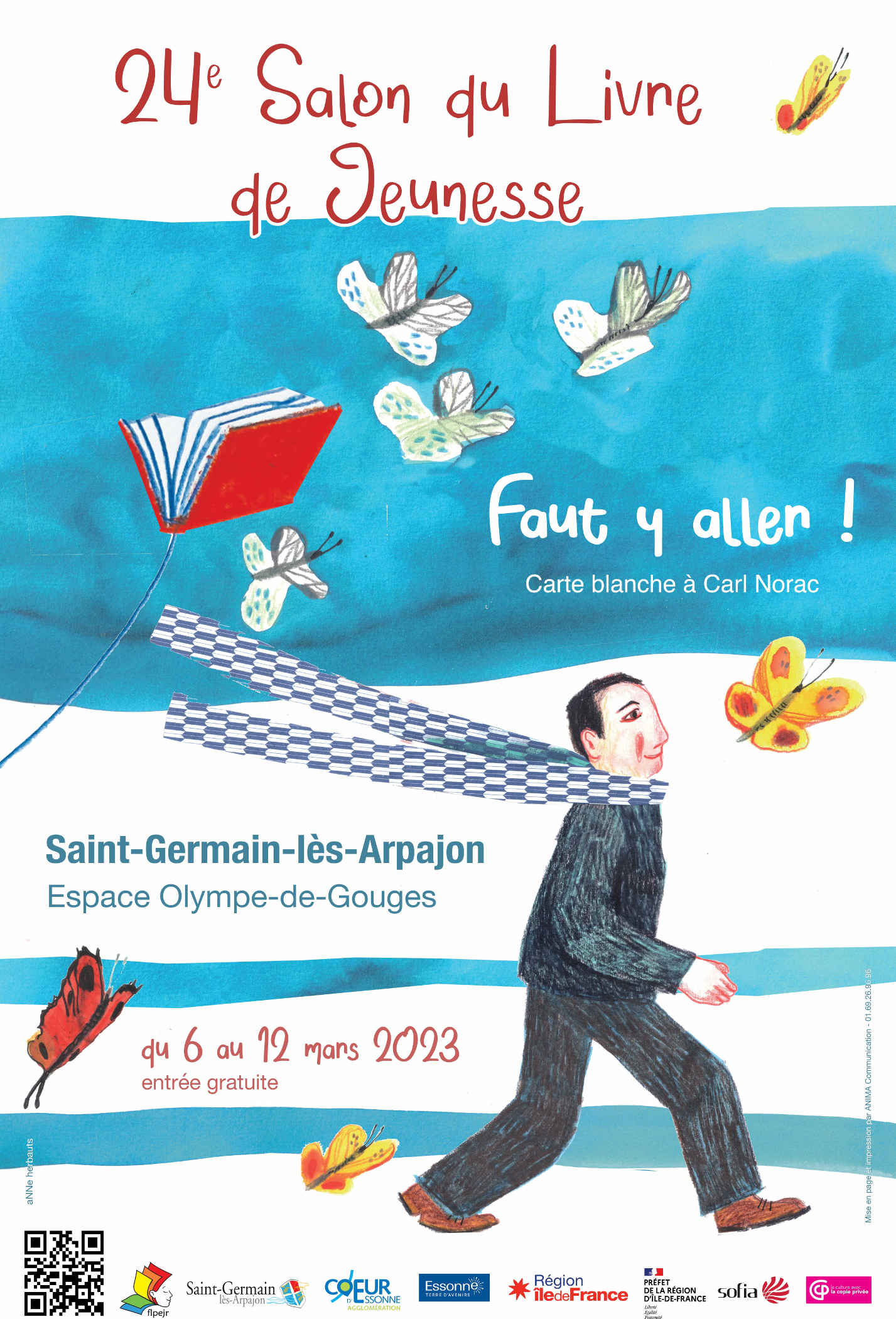« Faut y aller ! : carte blanche à Carl Norac, le 24e salon du livre de jeunesse à Saint-Germain-lès-Arpajon