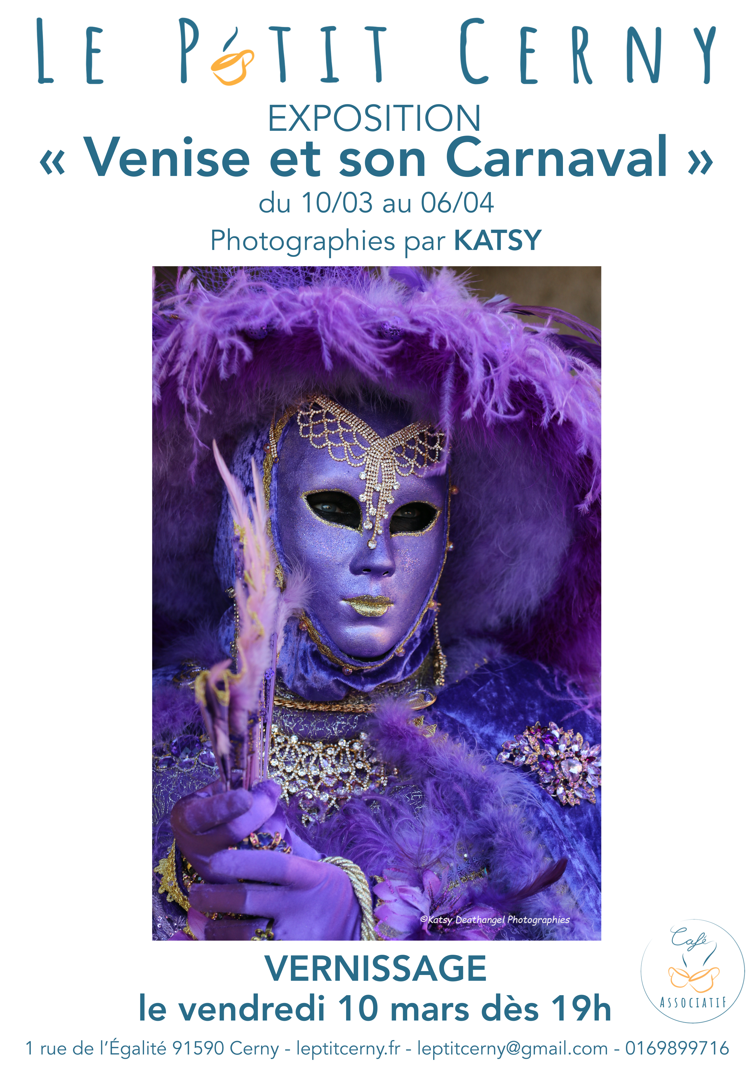 Vernissage – Exposition « Venise et son Carnaval » de KATSY