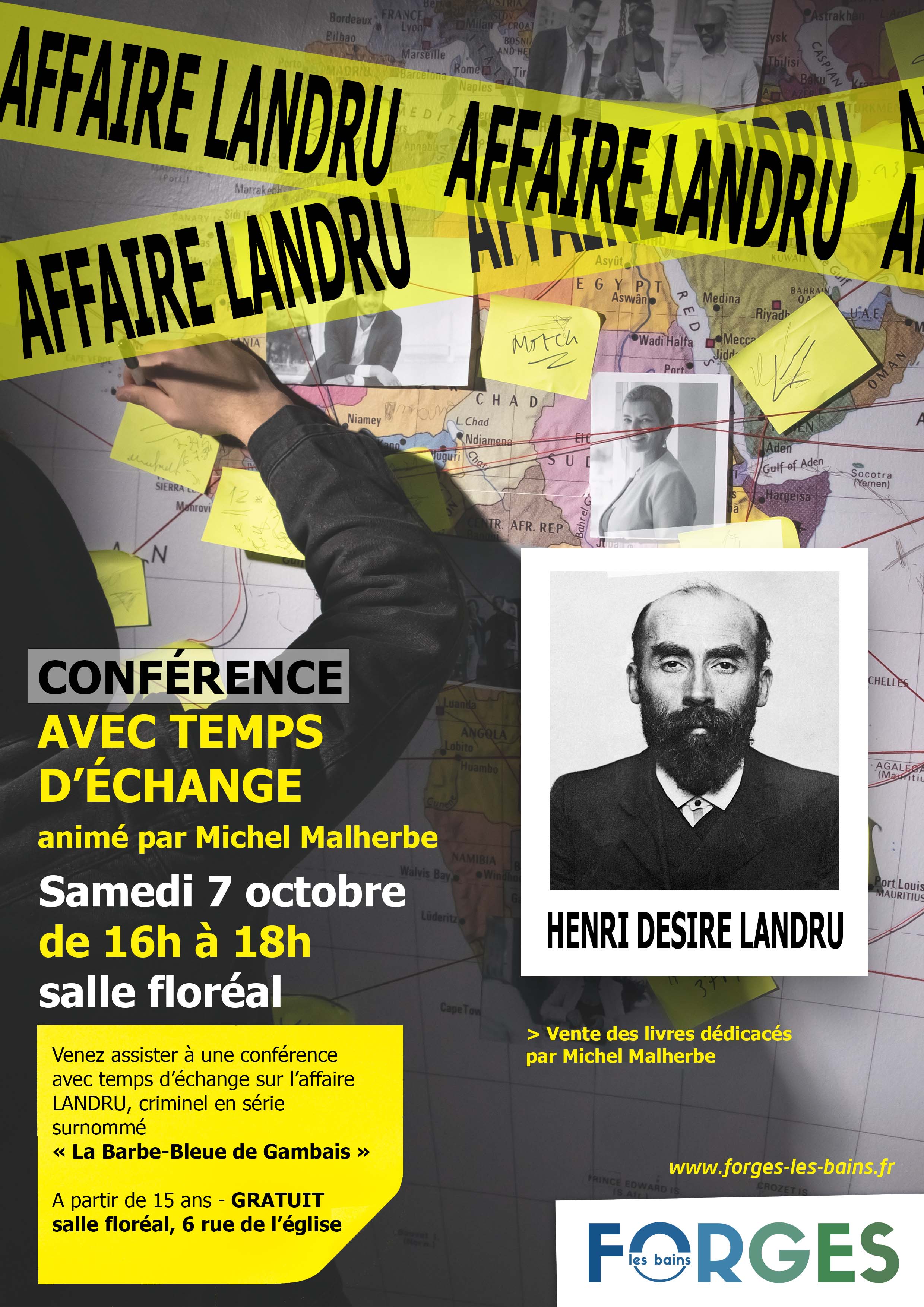 Conférence avec temps d’échange sur l’affaire Landru