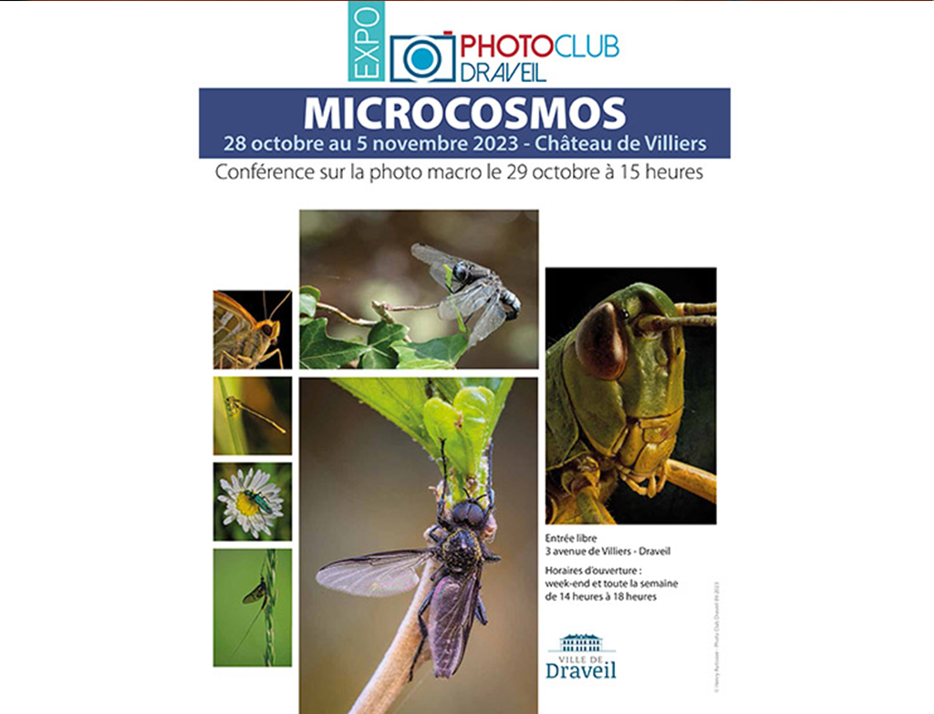 Conférence sur la macrophotographie – Exposition « Microcosmos »