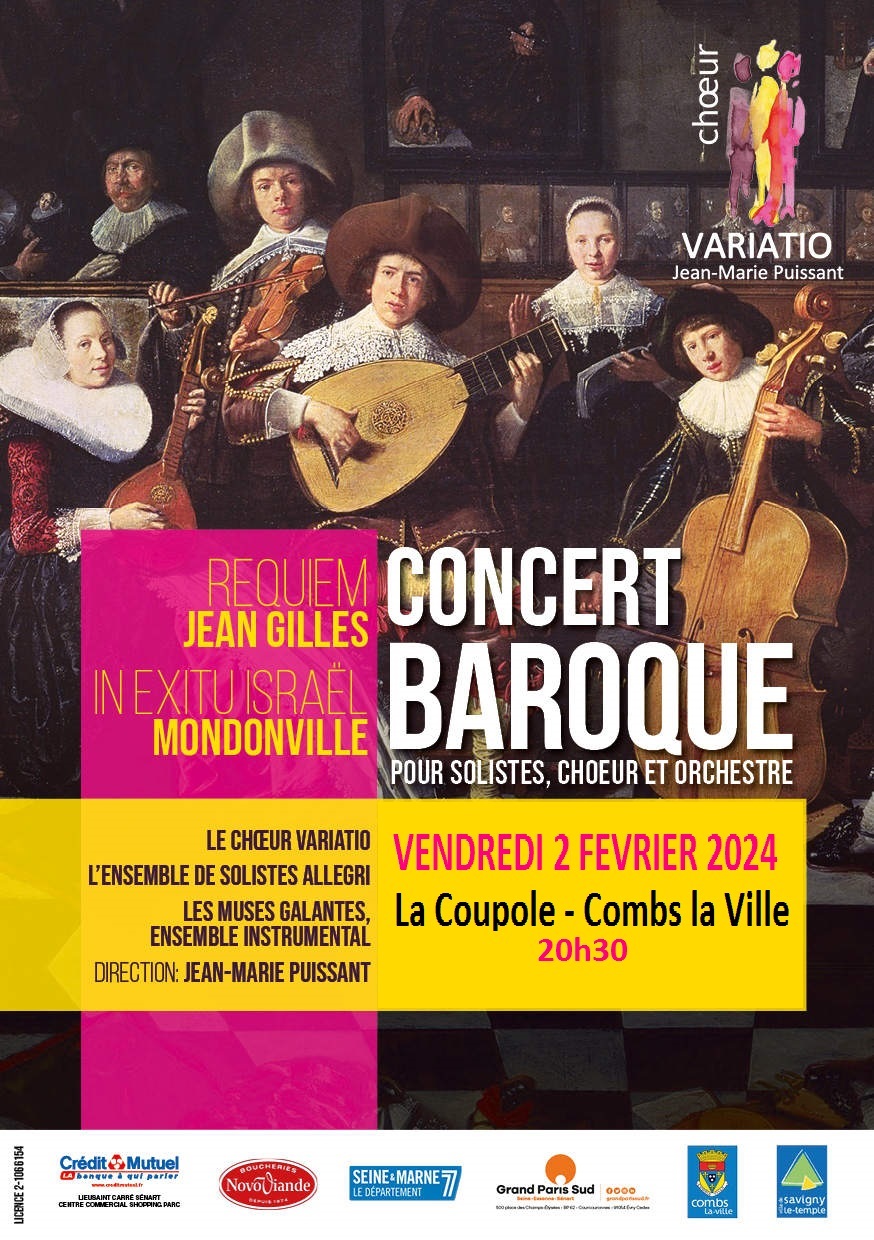 Concert Baroque.requiem de Gilles.Choeur Variatio.
