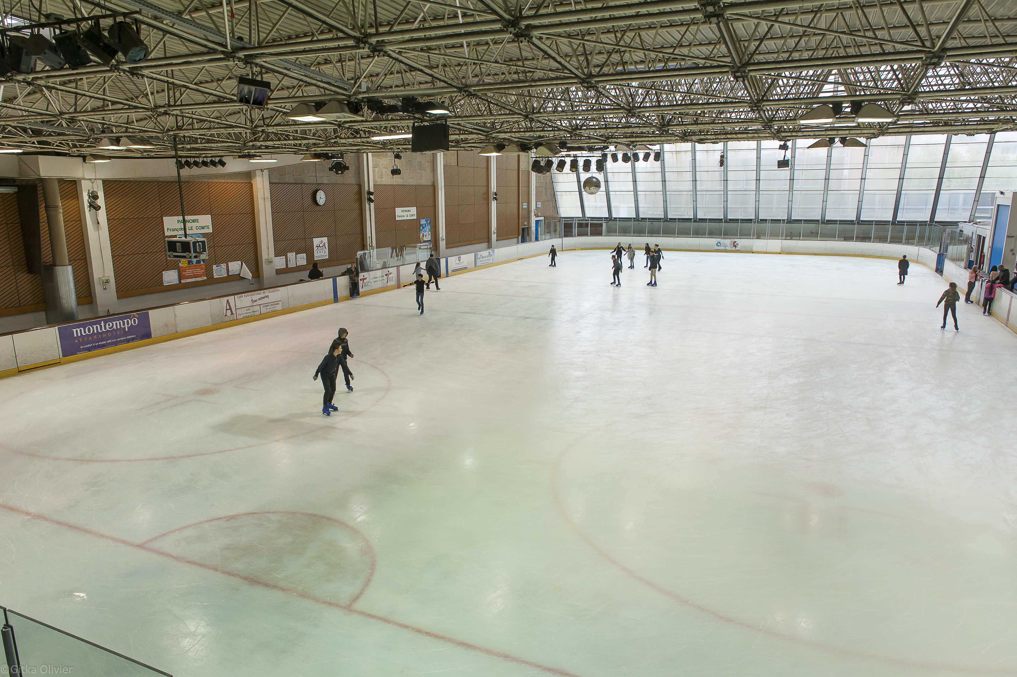Visite guidée de la patinoire François le Comte à Evry-Courcouronnes