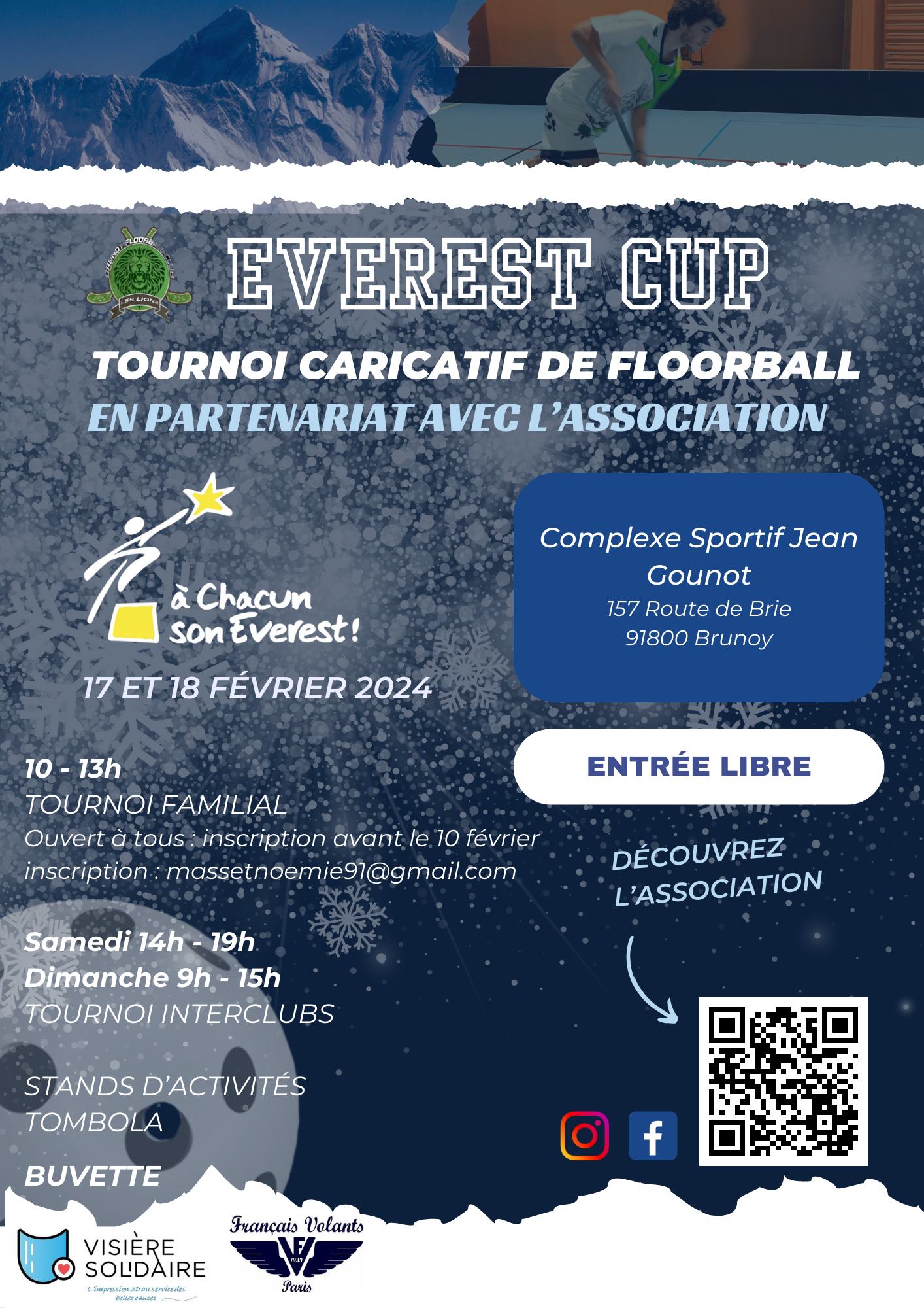 EVEREST CUP (Tournoi caritatif de floorball)