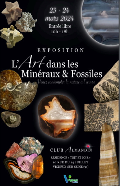 ContempleZ la nature à l’œuvre lors de la 7ème exposition du club de Minéralogie Almandin