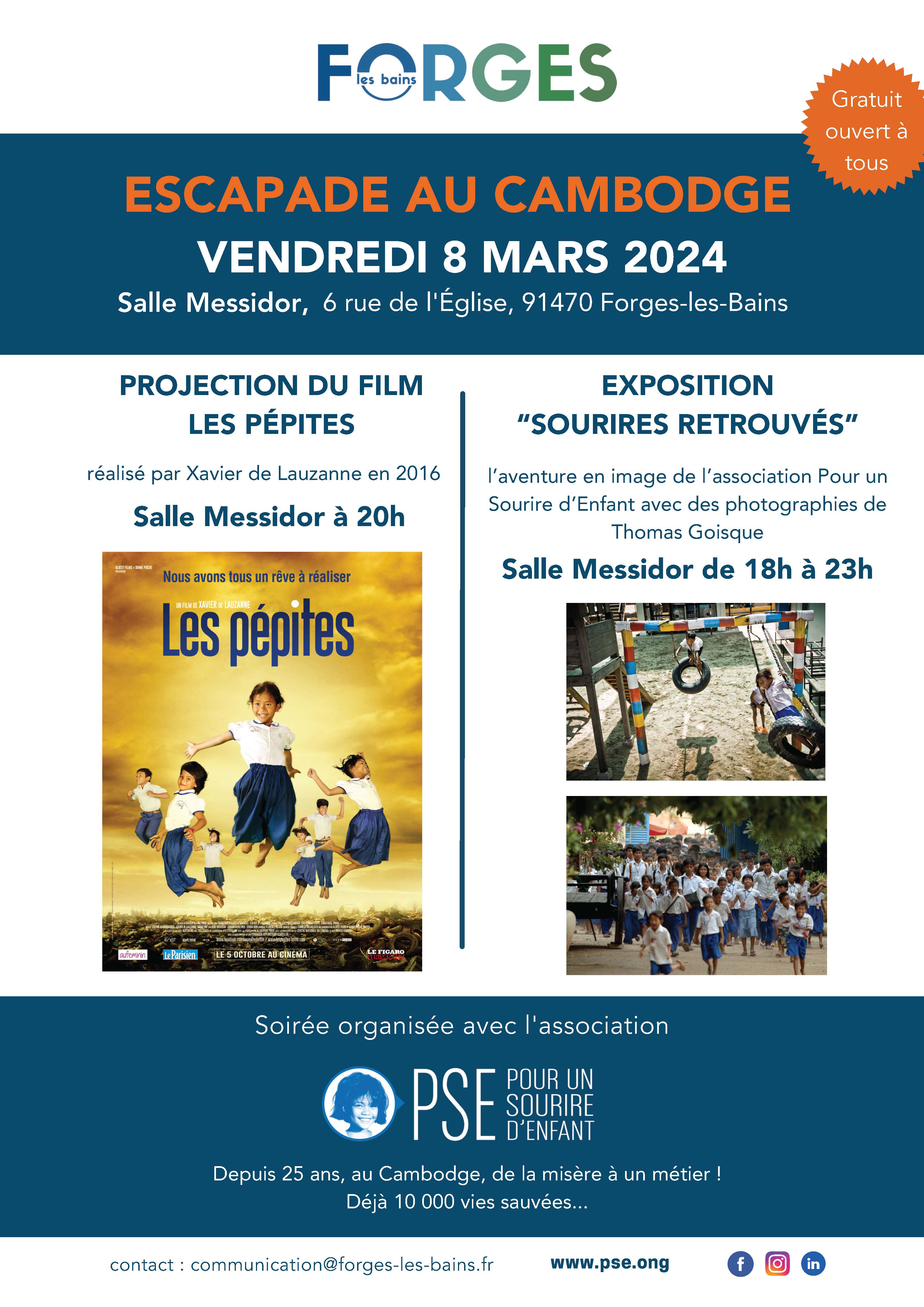 Soirée cambodgienne – Projection film et exposition