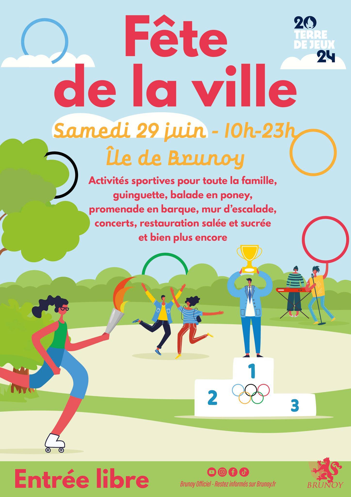 Fête de la ville de Brunoy – Reportée en septembre