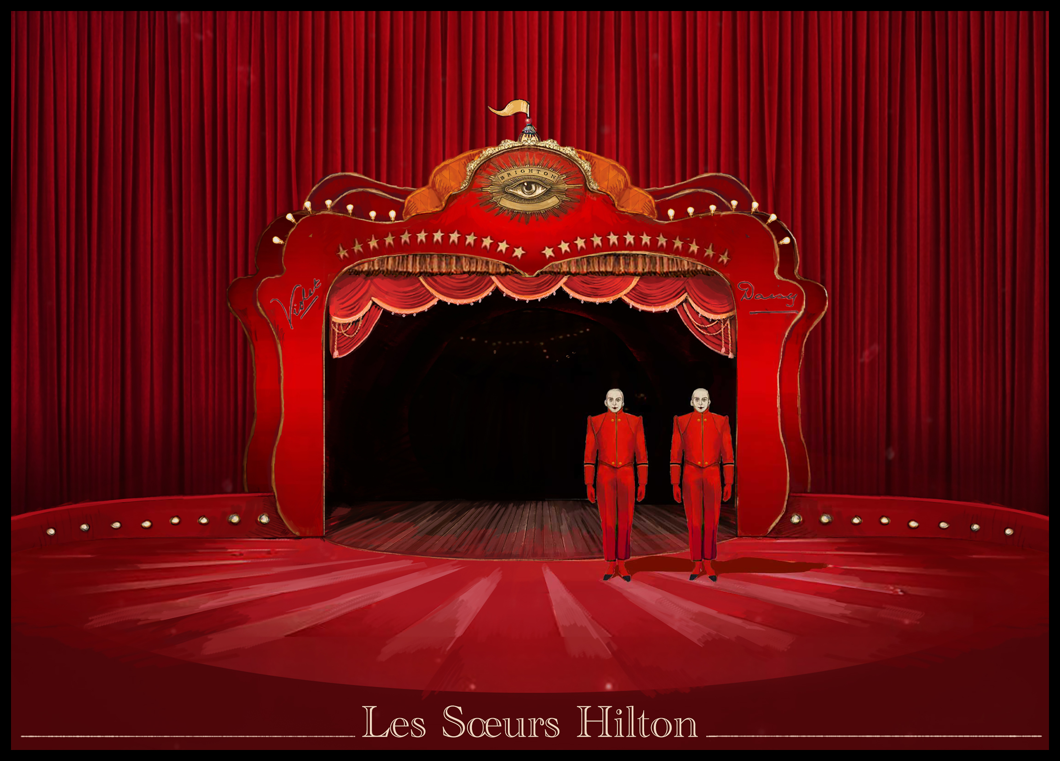 LES SŒURS HILTON Valérie Lesort et Christian Hecq