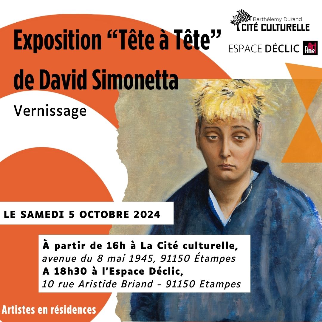 » TÊTE À TÊTE » exposition de David Simonetta Au studio Déclic