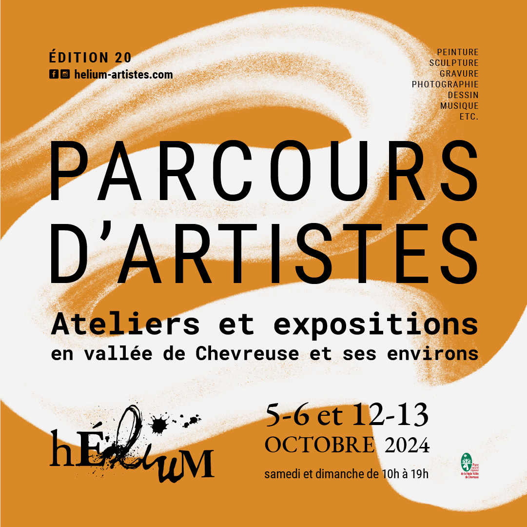 HELIUM 2024 – 20ème Parcours d’Artistes en vallée de Chevreuse