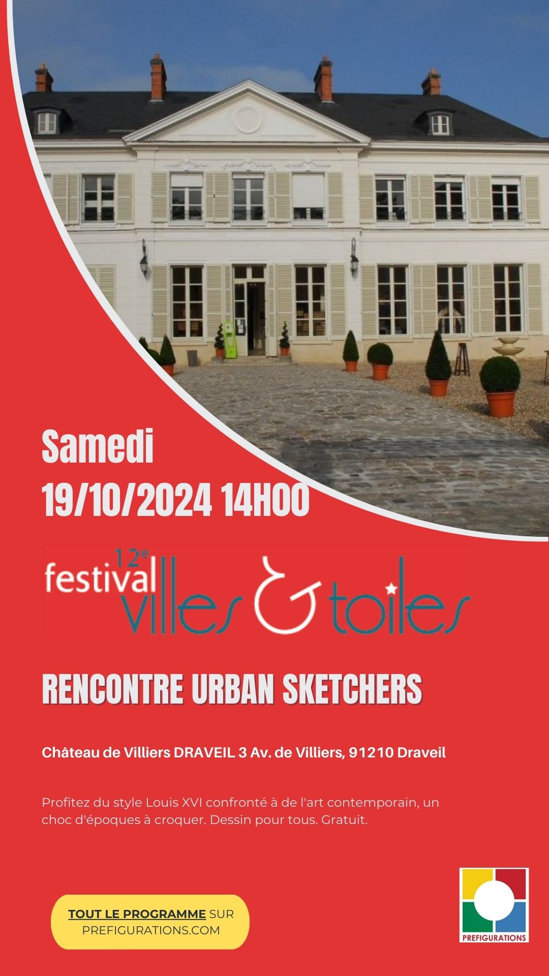 SORTIE /RENCONTRE CROQUIS USK, « Style Louis XVI et art contemporain