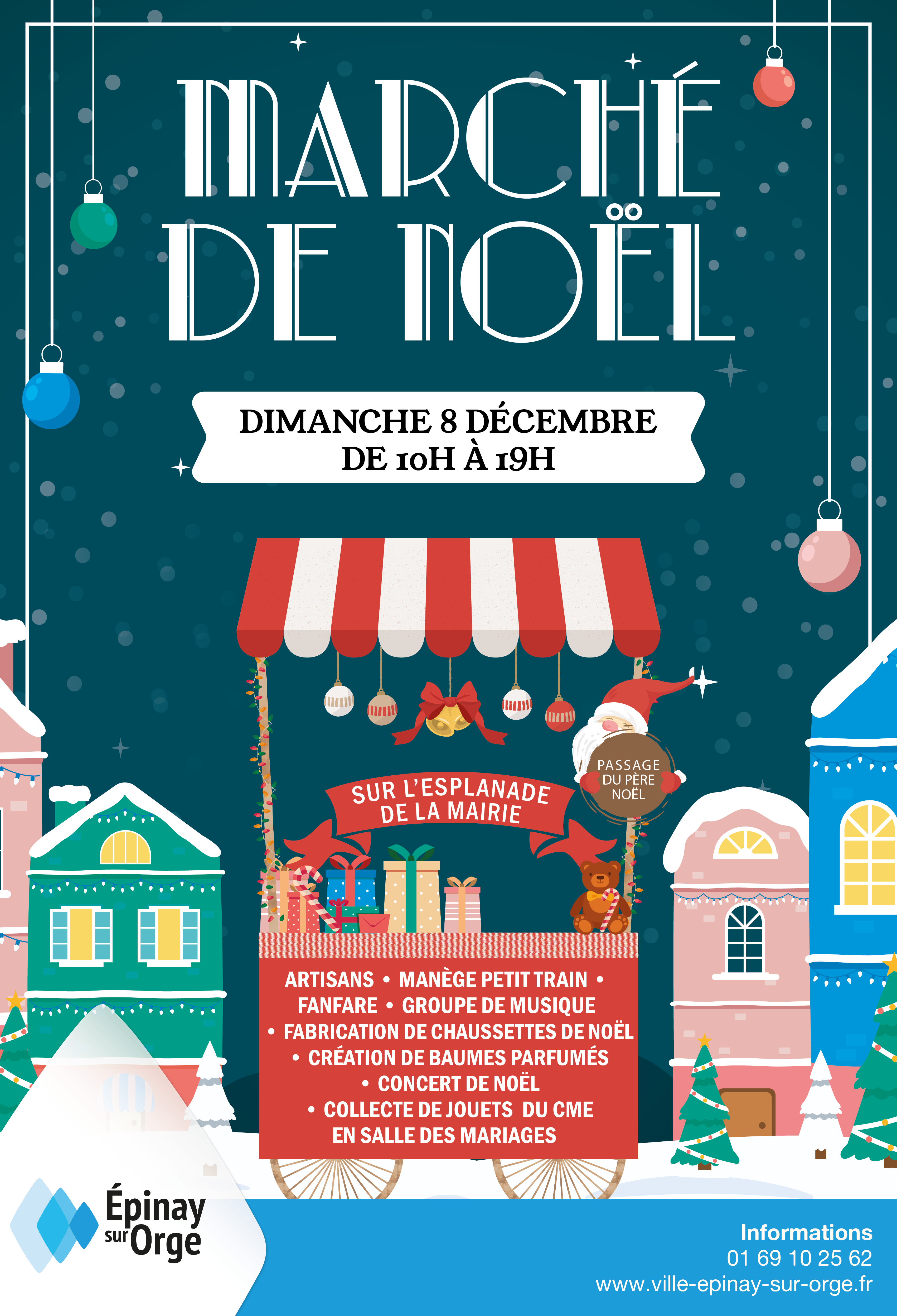 Marché de noël Epinay sur Orge