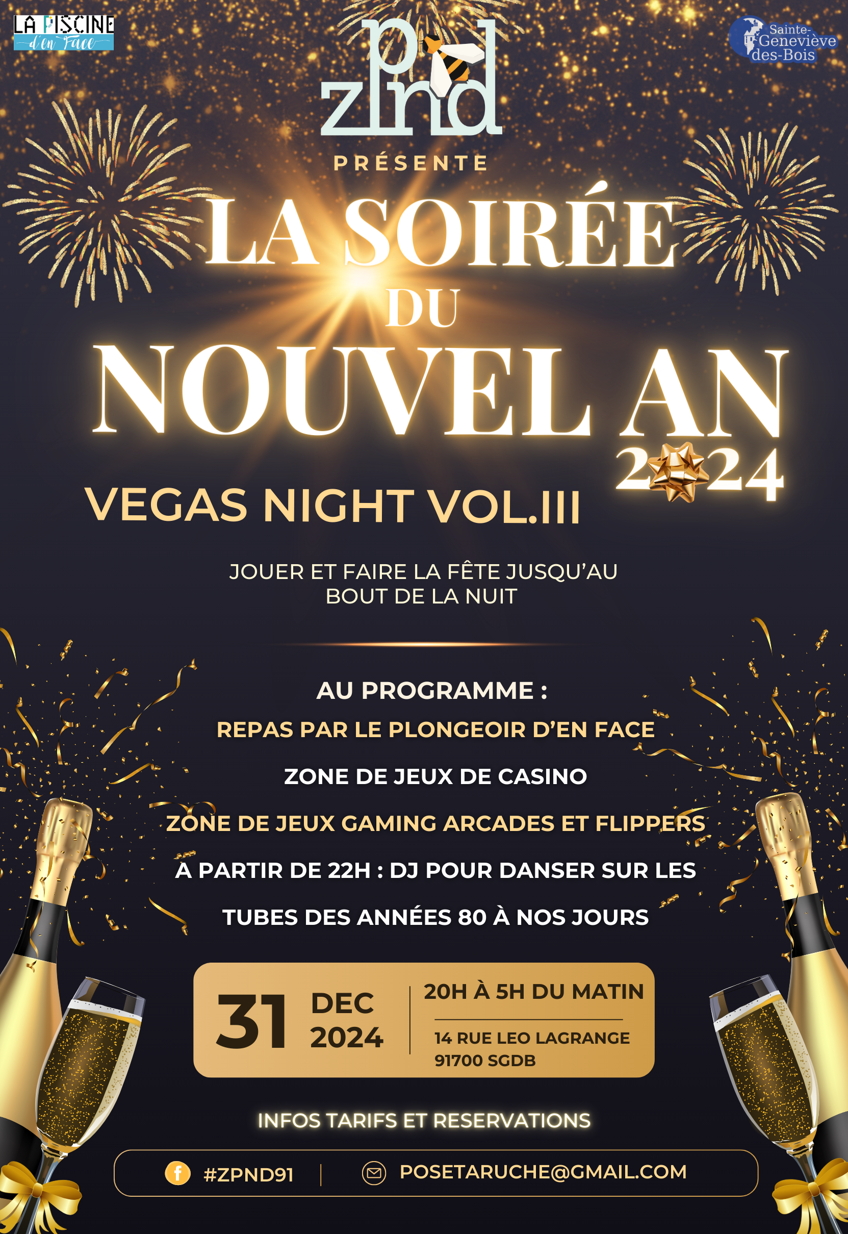 La soieée du Nouvel An 2024: Vegas Night vol.III
